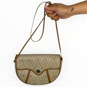 CHRISTIAN DIOR HONEYCOMB PVC LEATHER CROSSBODY BAG